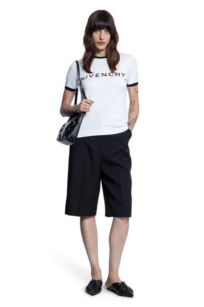 GIVENCHY WOMAN BLACK&WHITE T-SHIRTS & TANK TOPS