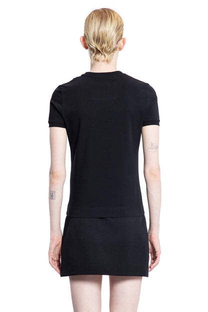 GIVENCHY WOMAN BLACK T-SHIRTS & TANK TOPS