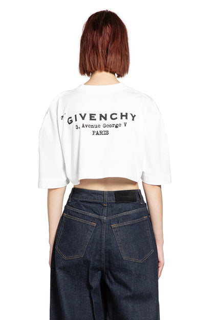 Givenchy Stamp Cropped T-Shirt