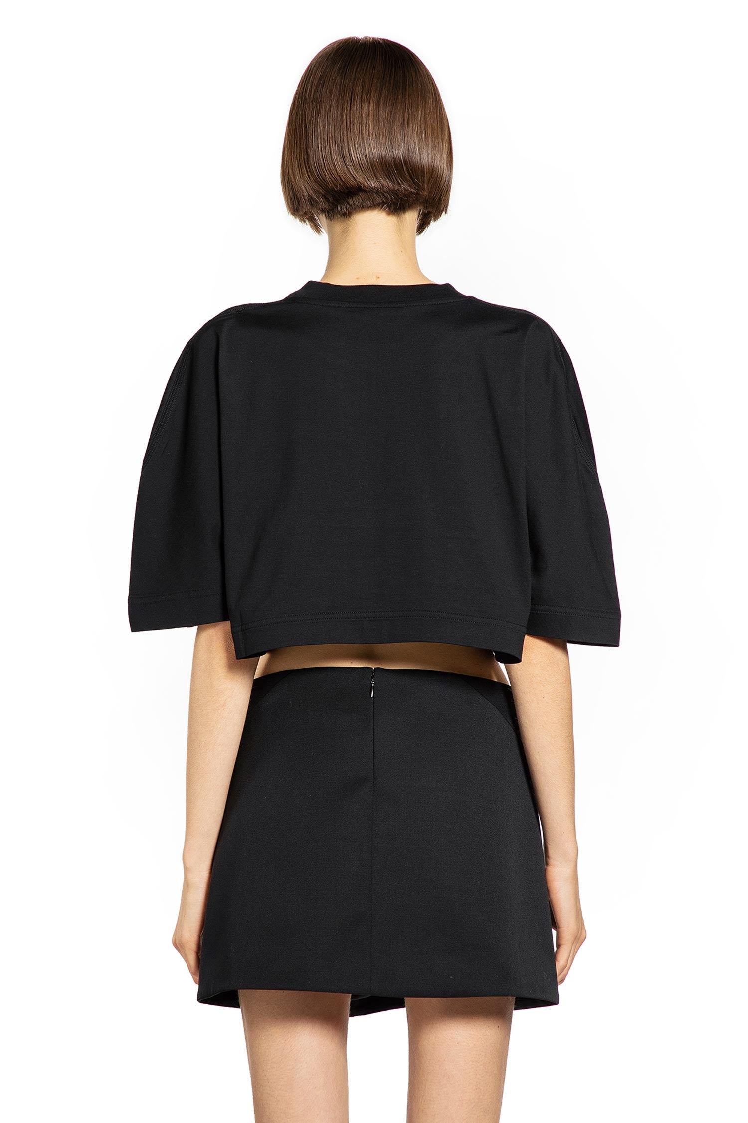 GIVENCHY WOMAN BLACK T-SHIRTS & TANK TOPS