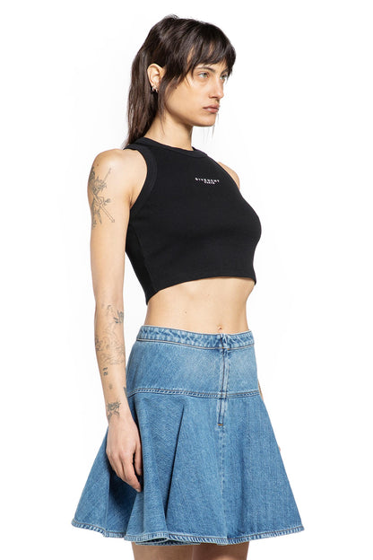Givenchy Paris Cropped Tank Top