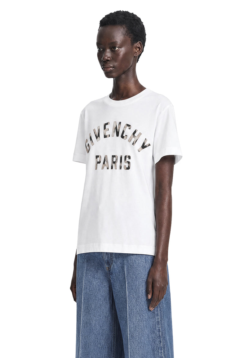
              GIVENCHY Embroidered Logo Cotton T-shirt woman
            