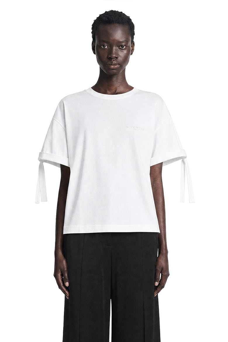 GIVENCHY Gathered Cotton T-Shirt woman
