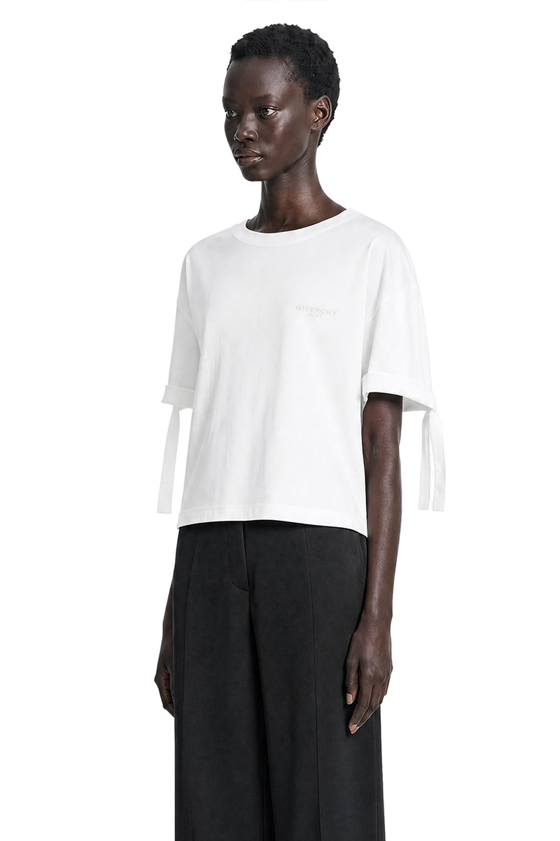 GIVENCHY Gathered Cotton T-Shirt woman