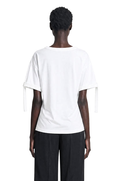 Gathered Cotton T-Shirt