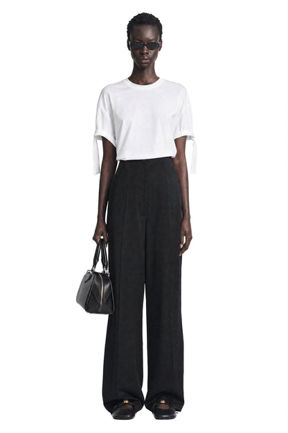 Gathered Cotton T-Shirt