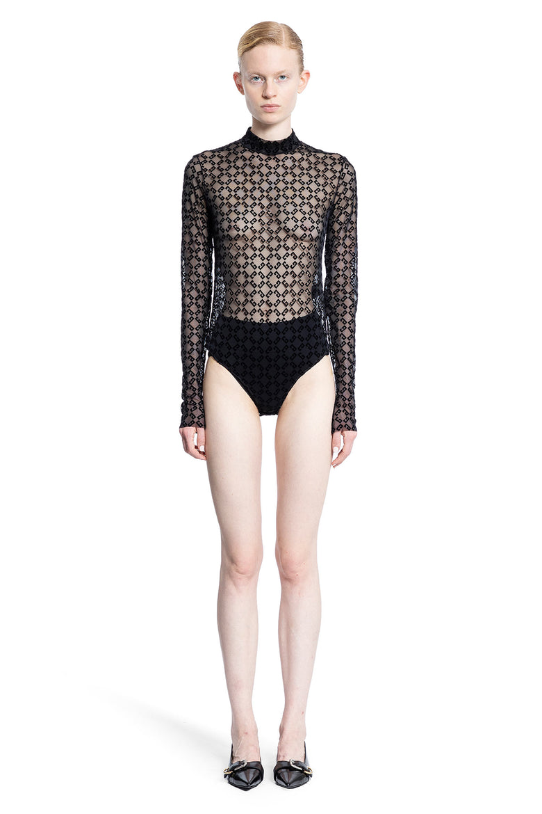 GIVENCHY WOMAN BLACK BODYSUITS