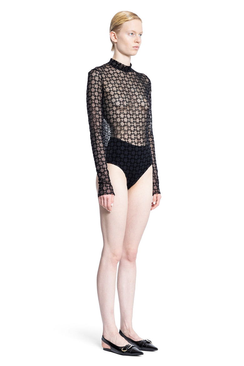 GIVENCHY WOMAN BLACK BODYSUITS