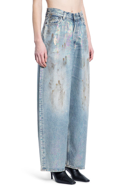 ACNE STUDIOS WOMAN BLUE JEANS