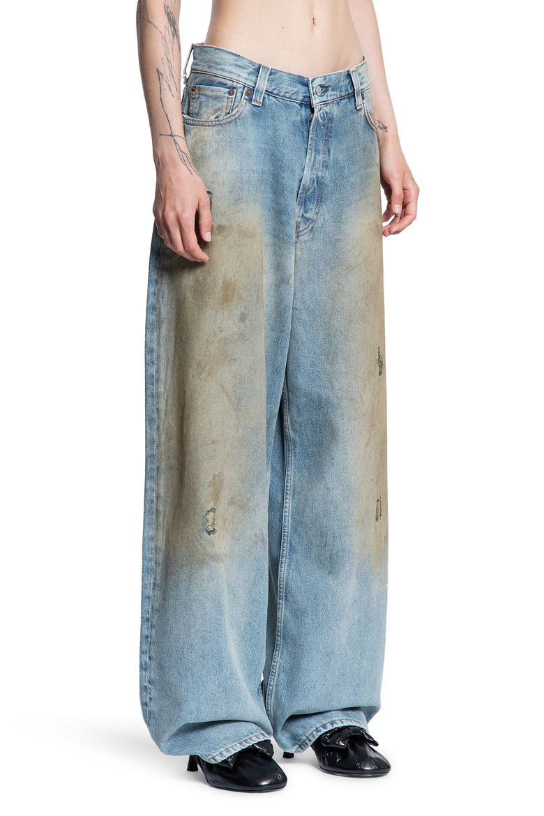 ACNE STUDIOS WOMAN BLUE JEANS