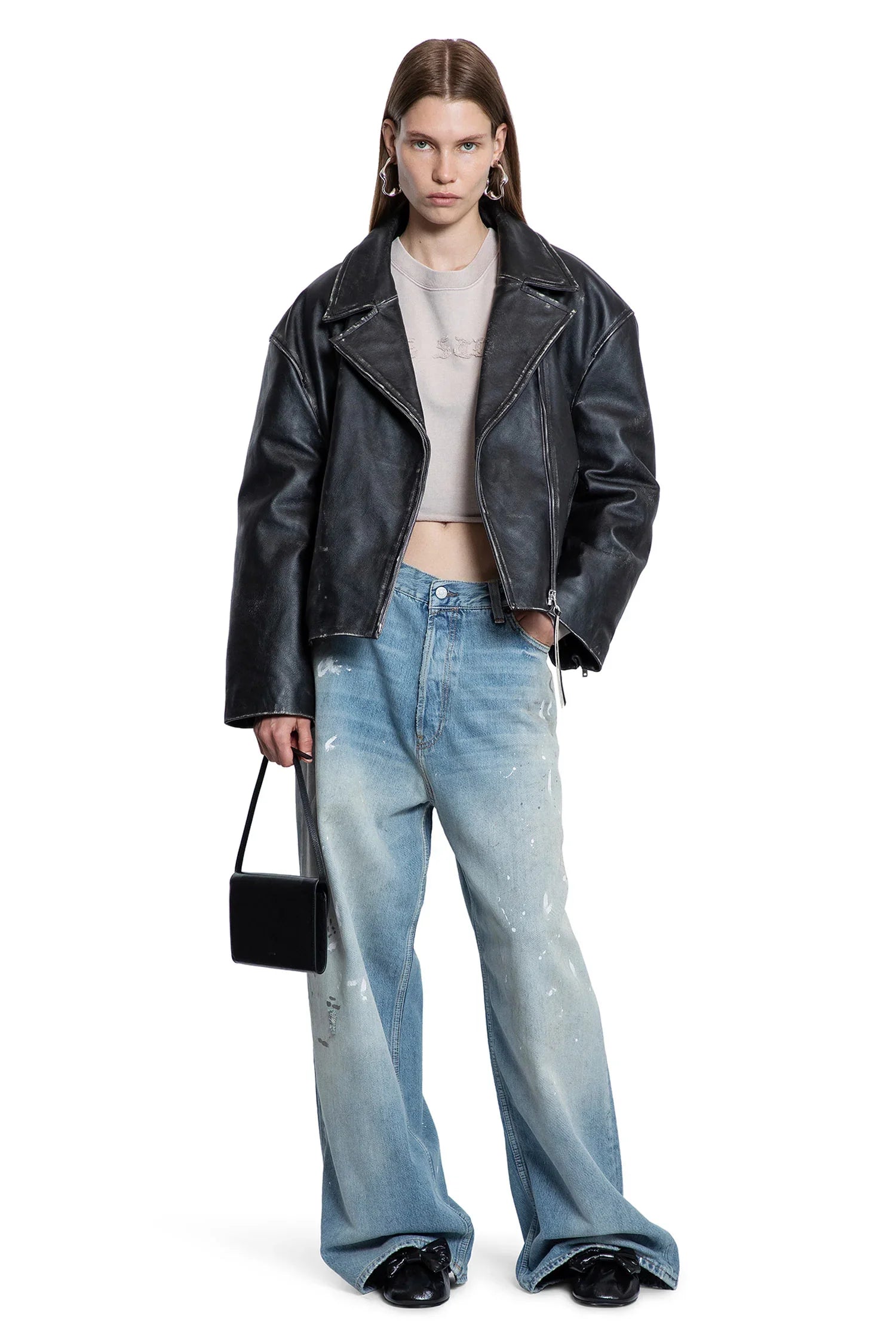 ACNE STUDIOS WOMAN BLUE TROUSERS - Antonioli.eu