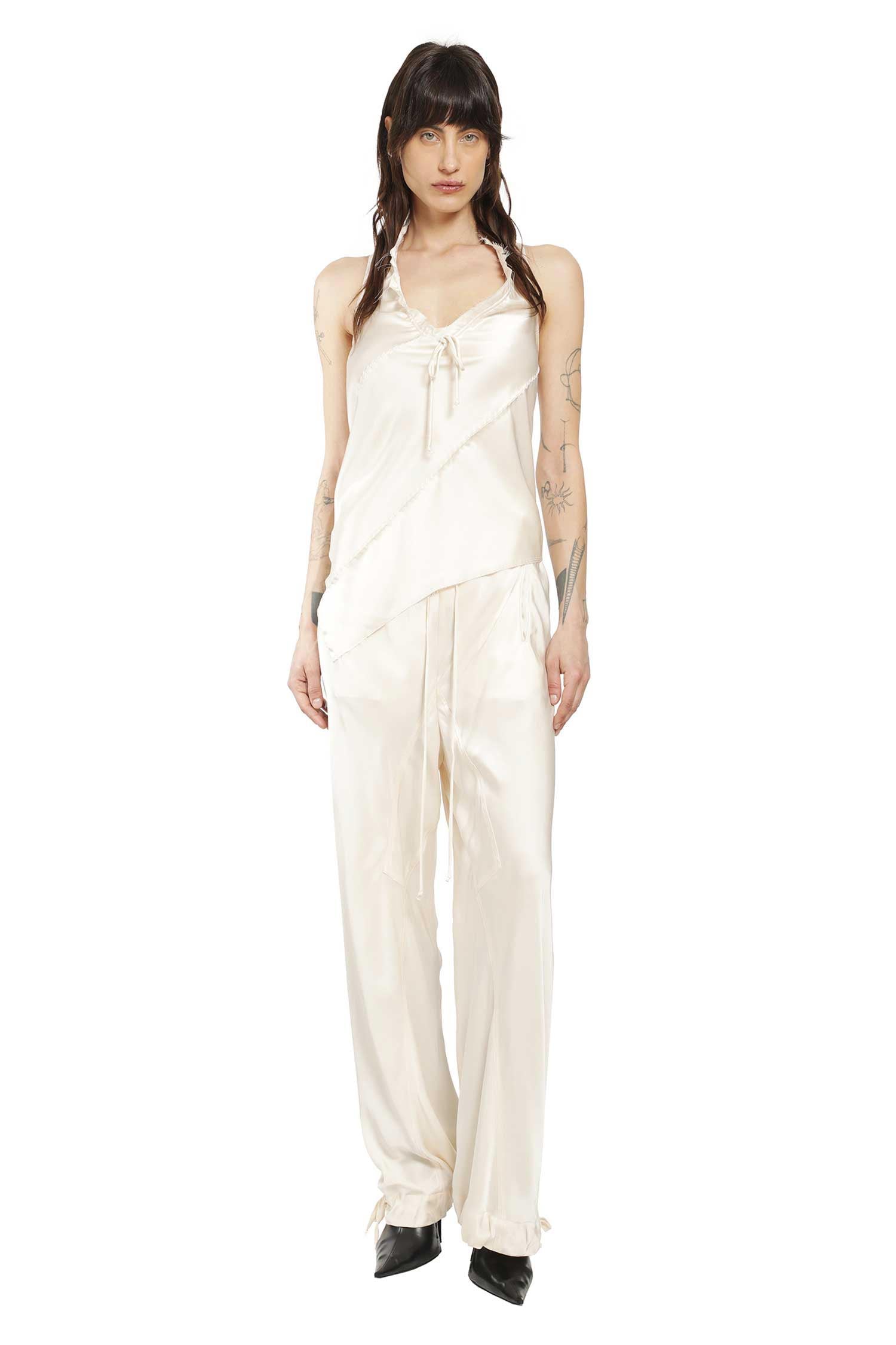 Silk Satin Sleeveless Top