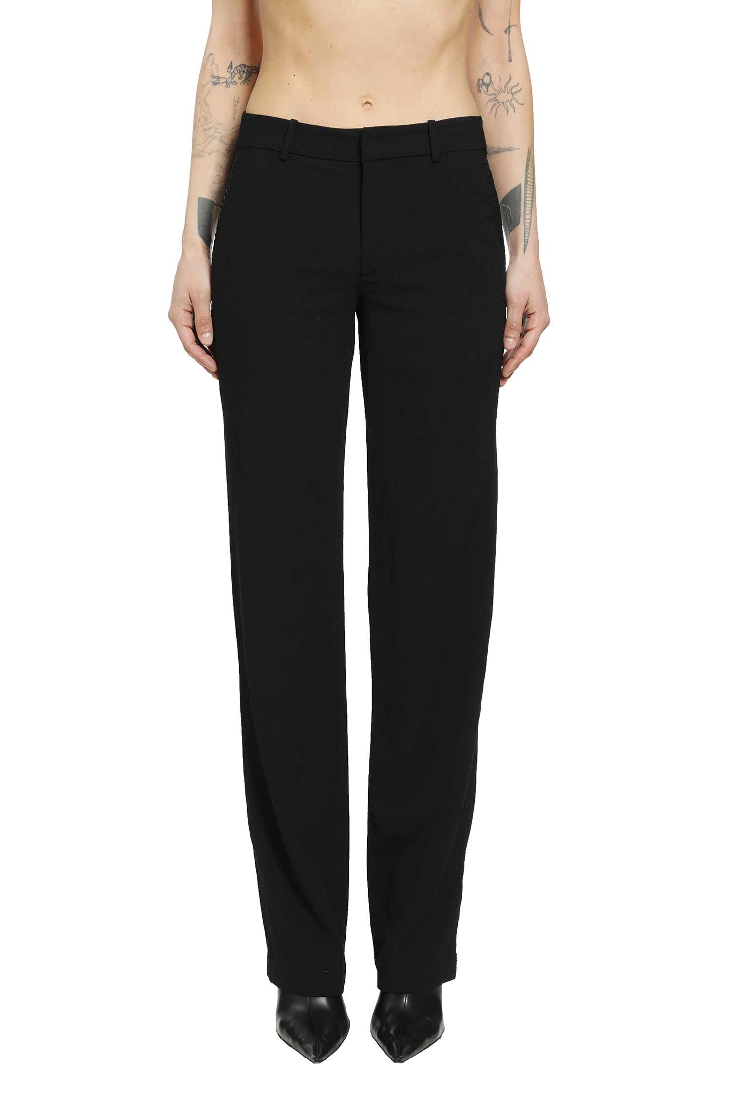 YEHUAFAN Tailored Wool Trousers woman