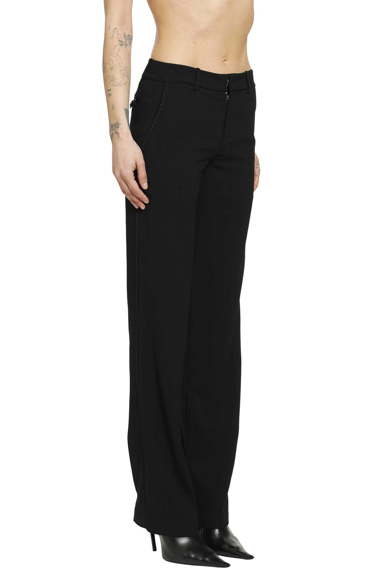 YEHUAFAN Tailored Wool Trousers woman