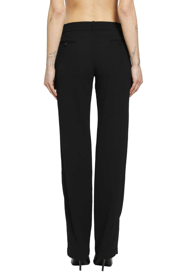 YEHUAFAN Tailored Wool Trousers woman