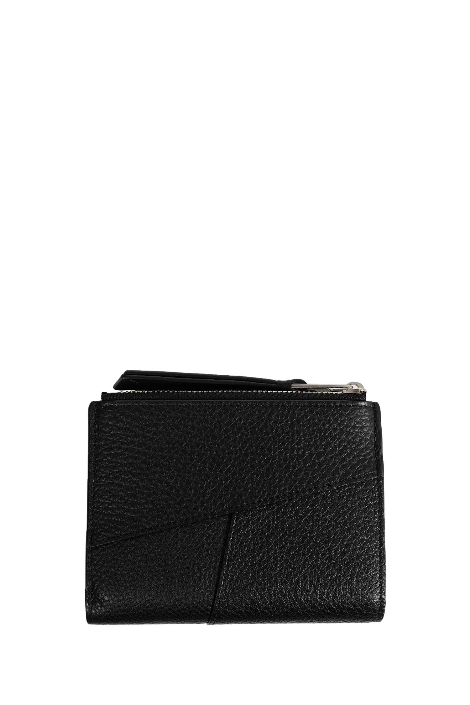 Puzzle Edge Bifold Coin Wallet