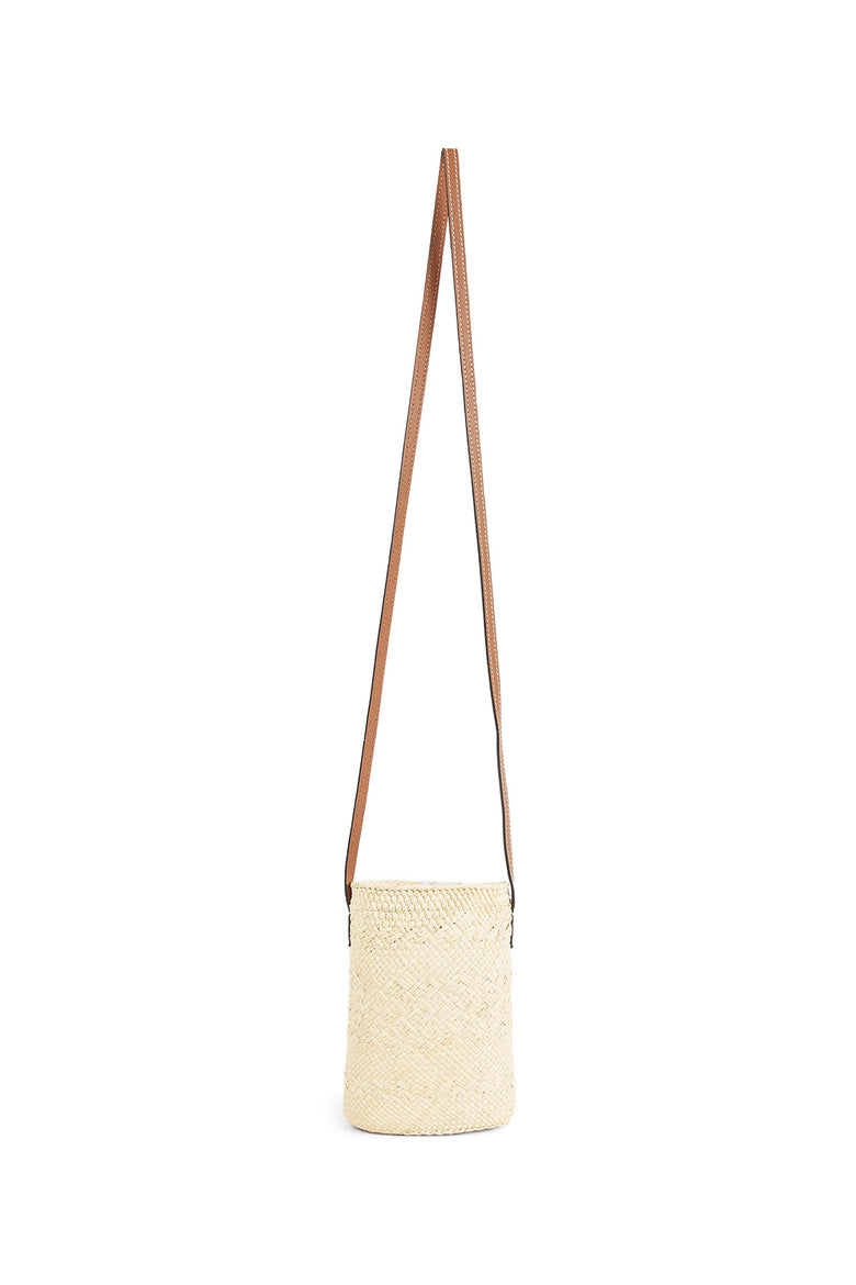 Square Pocket in Iraca Palm and Calfskin