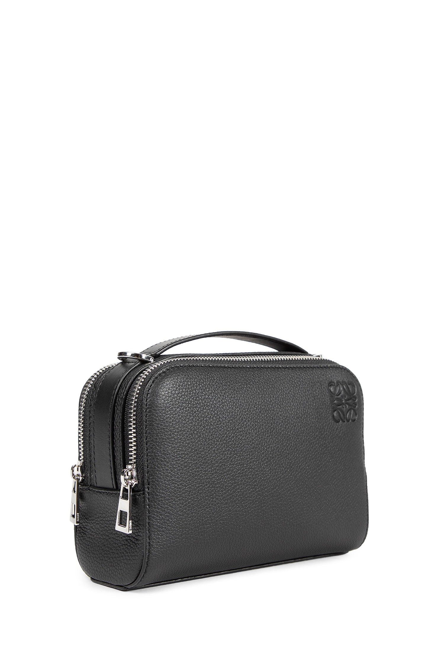 Mini Camera Crossbody bag in soft grained calfskin