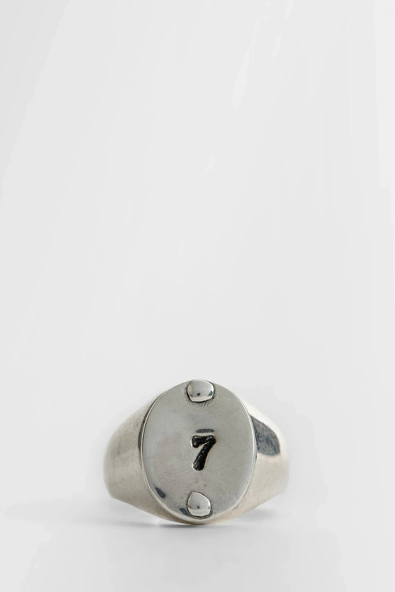 SERGE THORAVAL ''7'' Signet Ring unisex