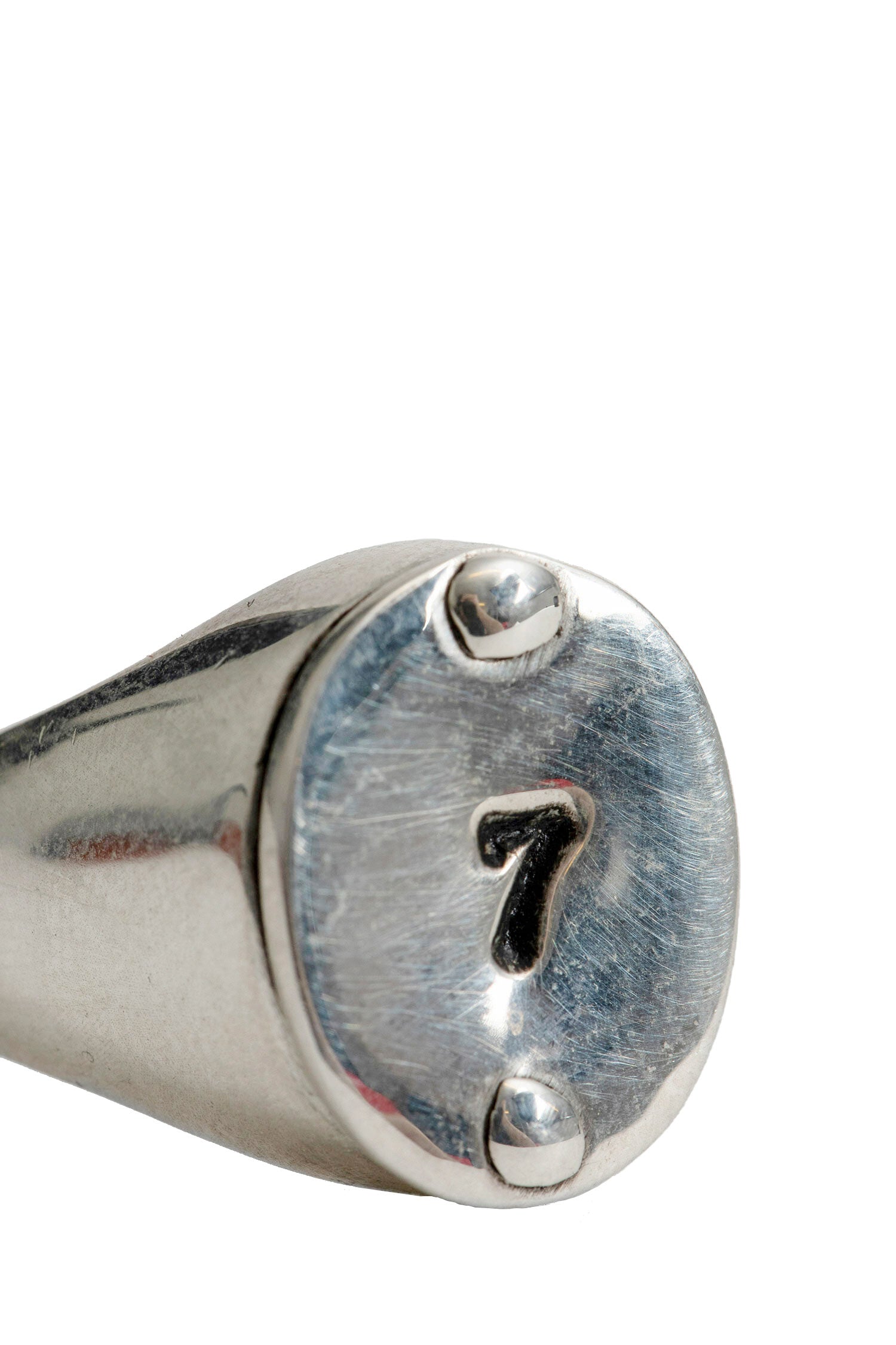 SERGE THORAVAL ''7'' Signet Ring unisex