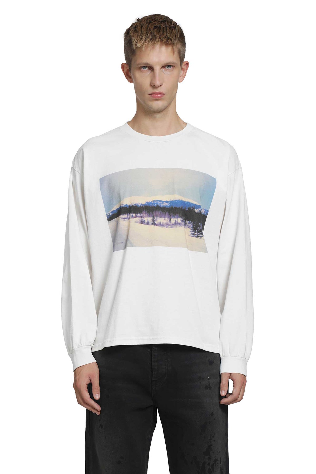 ALEXANDER DIGENOVA Alaska Polaroid Long Sleeve T-Shirt man