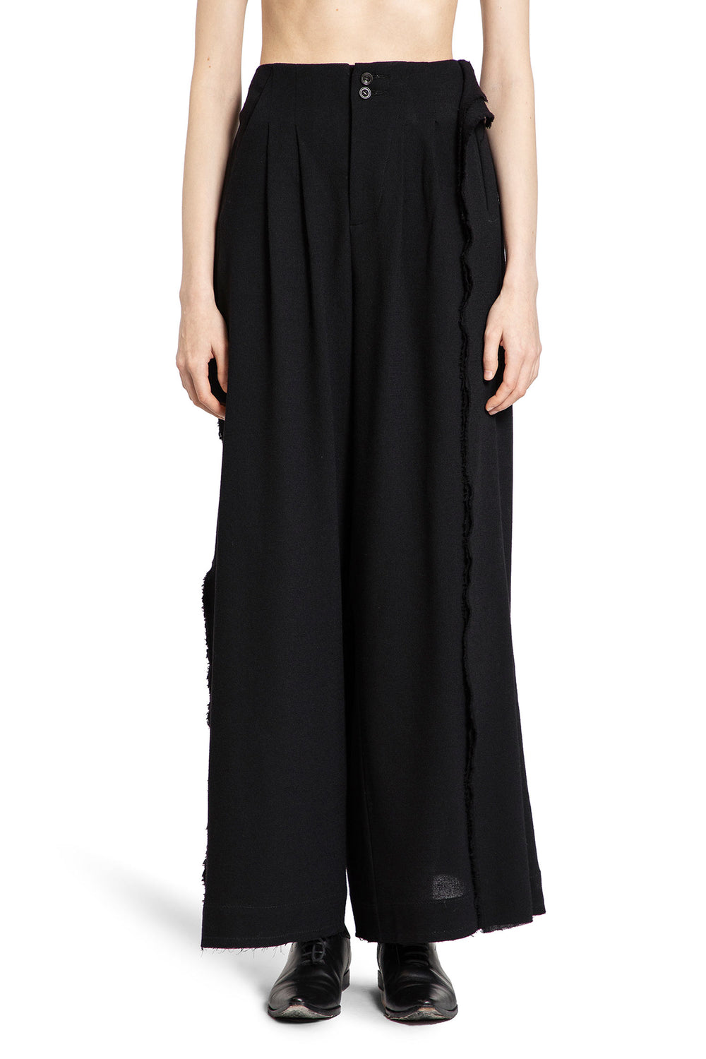 YEHUAFAN WOMAN BLACK TROUSERS