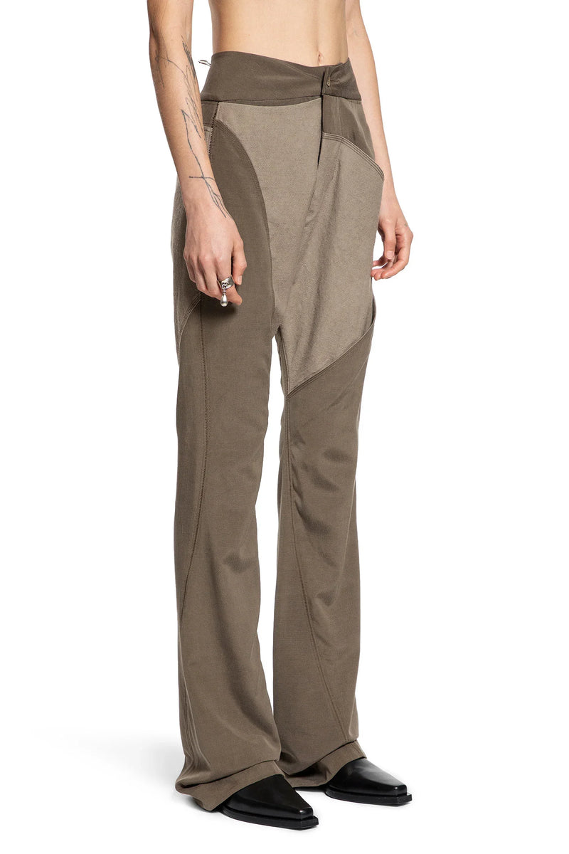 Splied Wool Silk Trousers - Antonioli.eu