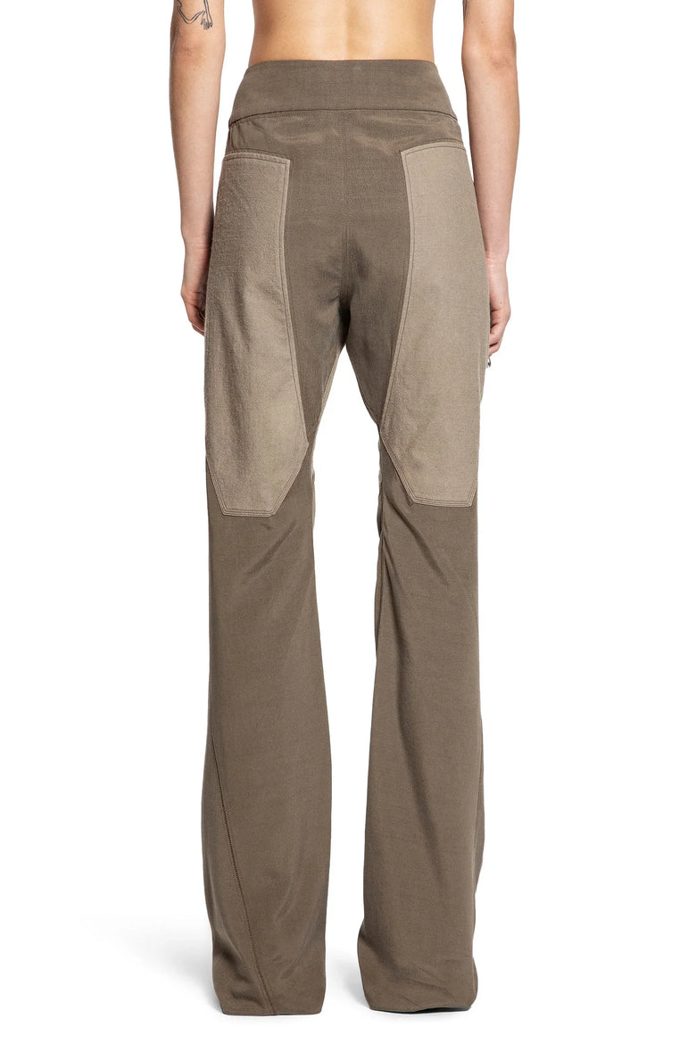 YEHUAFAN Splied Wool Silk Trousers woman