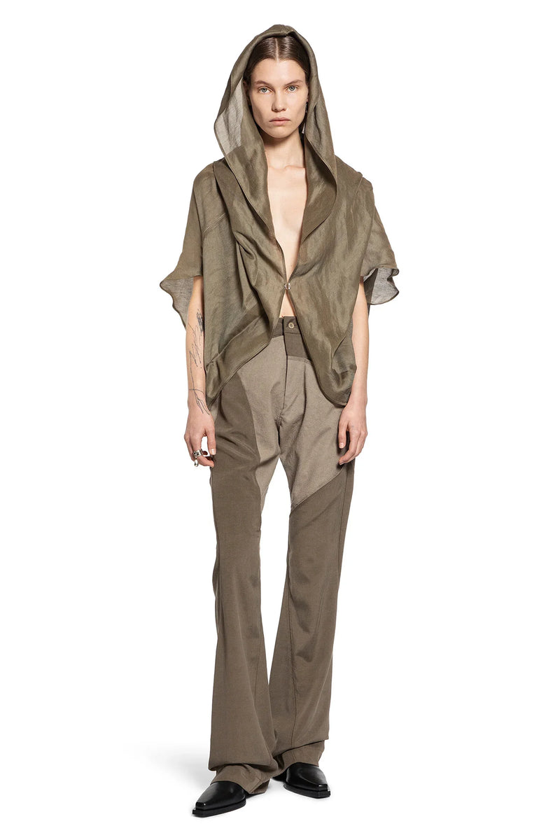 Splied Wool Silk Trousers - Antonioli.eu