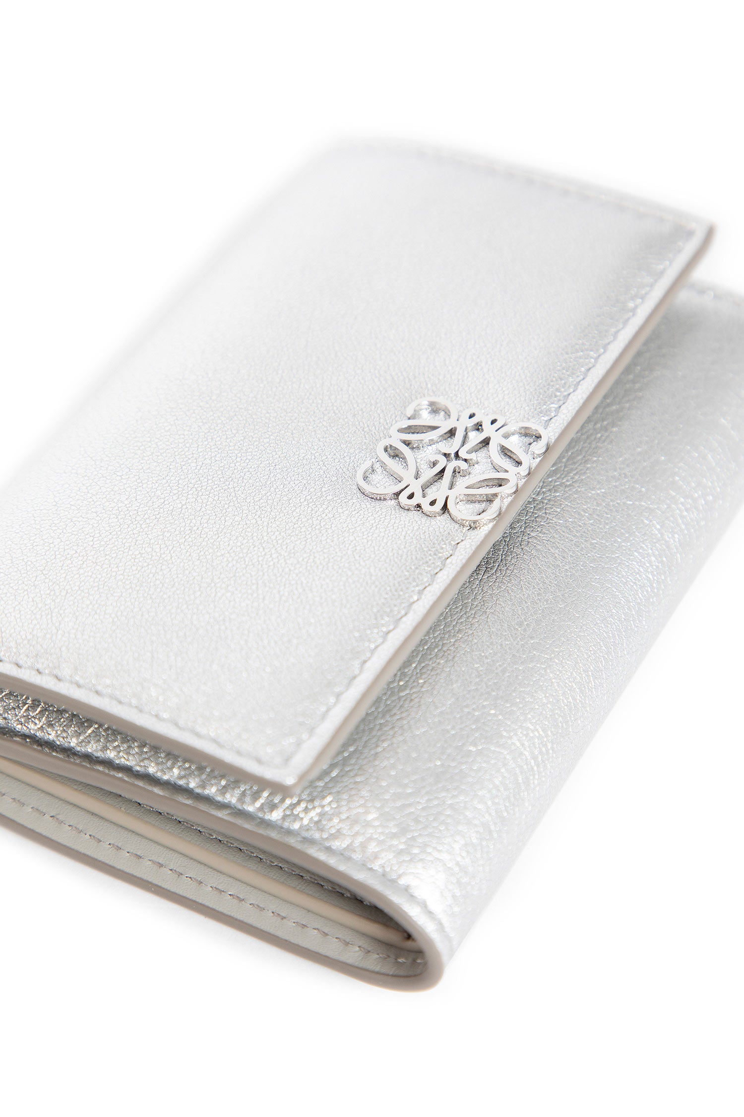 LOEWE WOMAN SILVER WALLETS & CARDHOLDERS