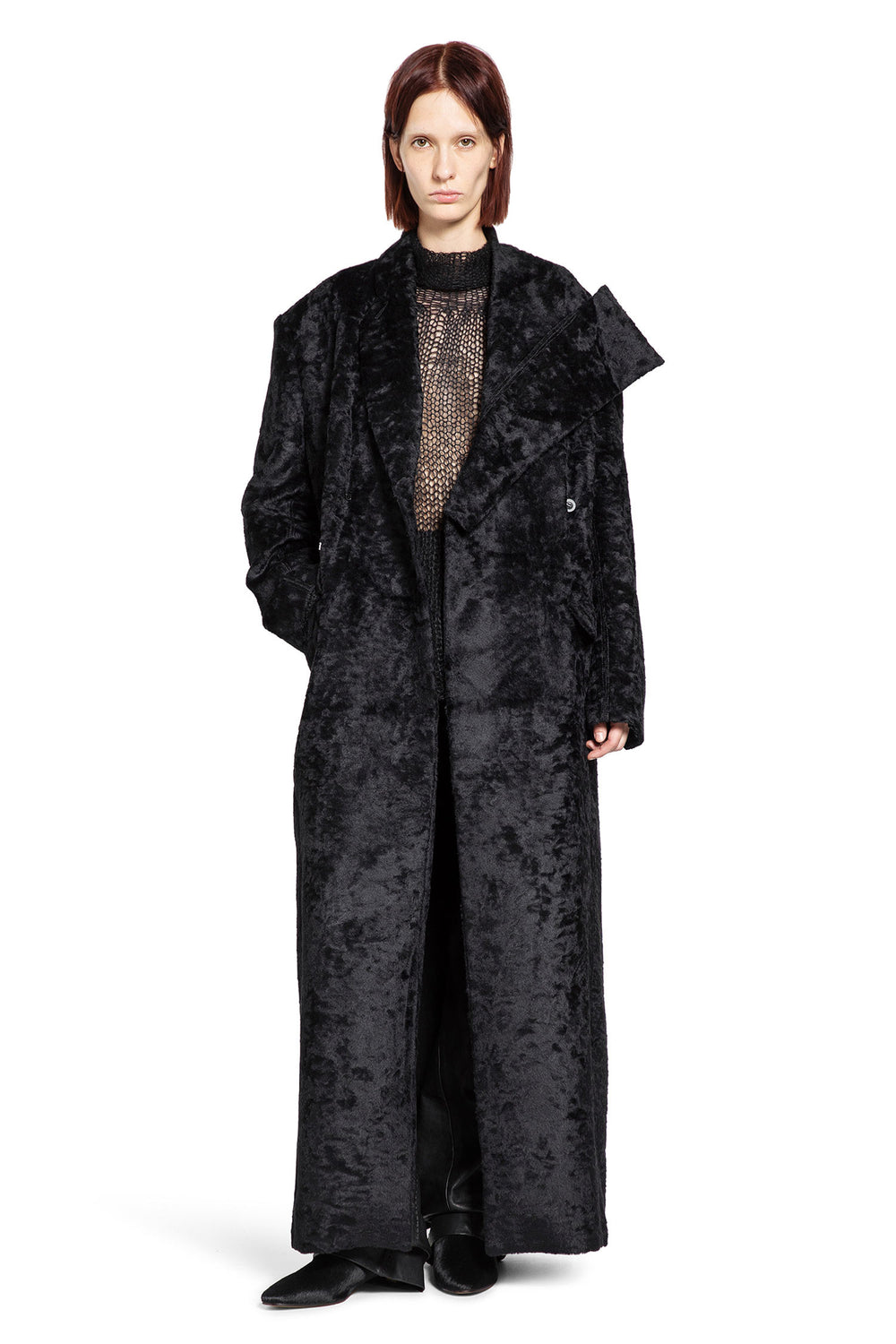 Brushed Wool Coat
