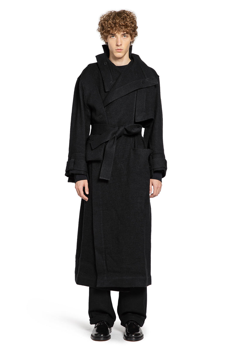 YEHUAFAN Brushed Wool Coat man