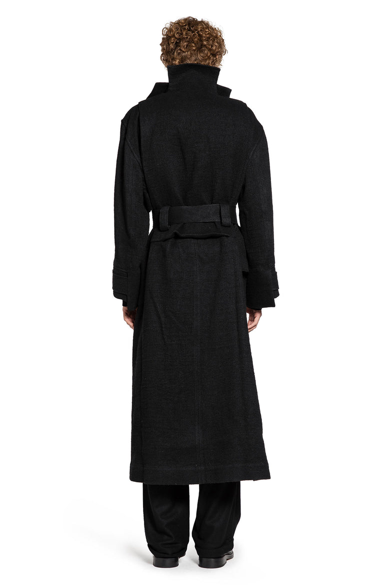 YEHUAFAN Brushed Wool Coat man