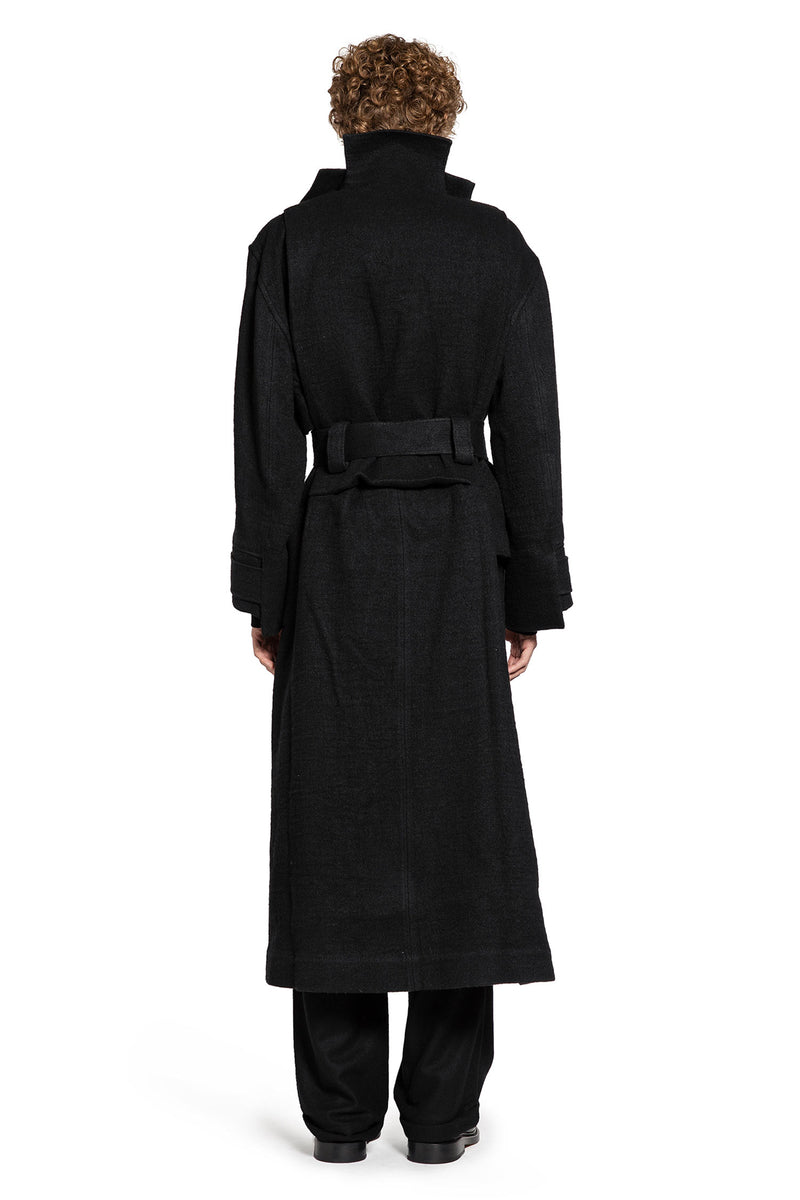 Asymmetric Alpaca Silk Coat