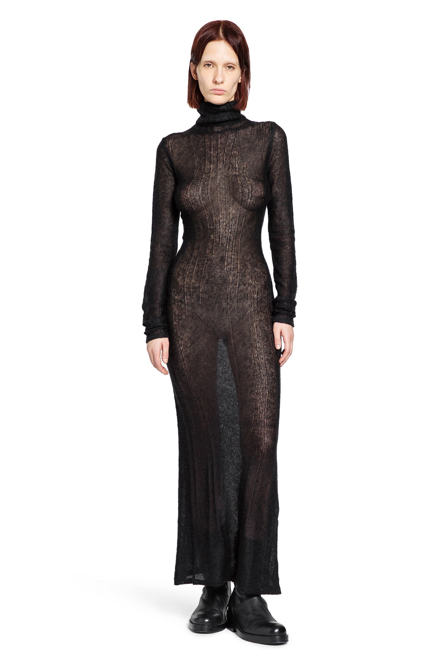 Mohair Turtleneck Dress