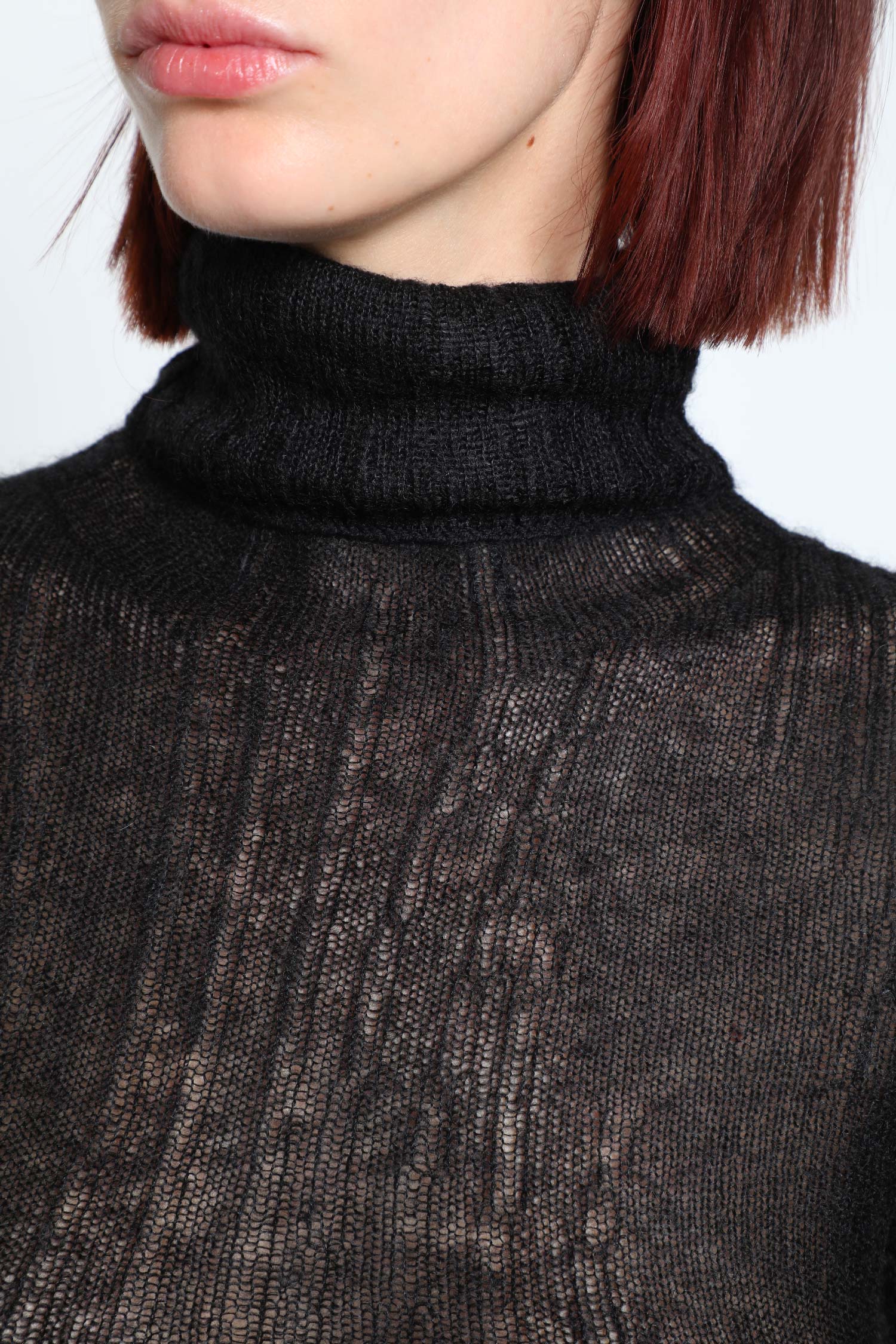 Mohair Turtleneck Dress