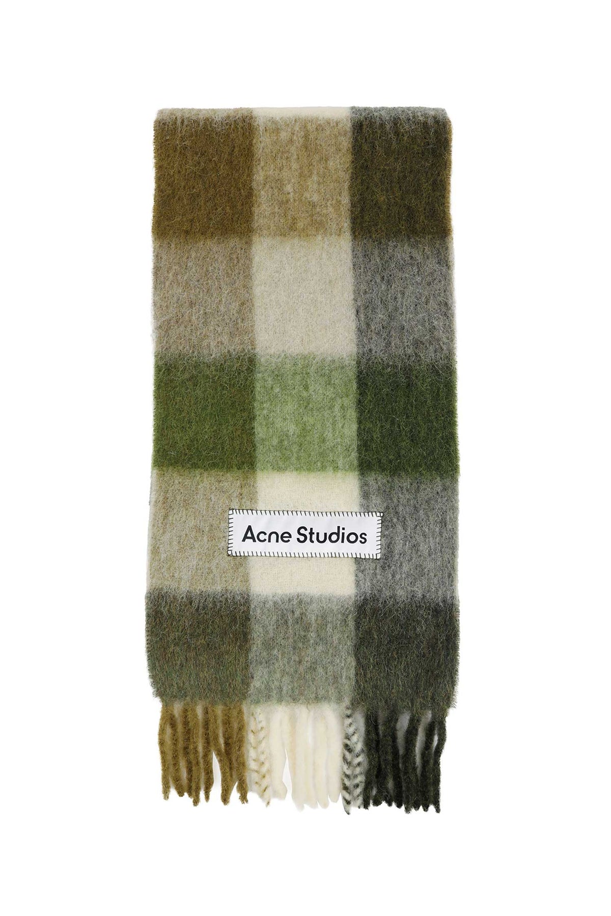 ACNE STUDIOS Mohair Check Scarf man