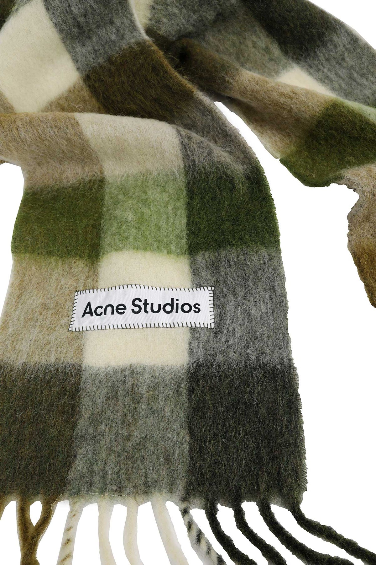 ACNE STUDIOS Mohair Check Scarf man
