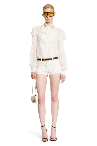 TOM FORD WOMAN OFF-WHITE SHIRTS