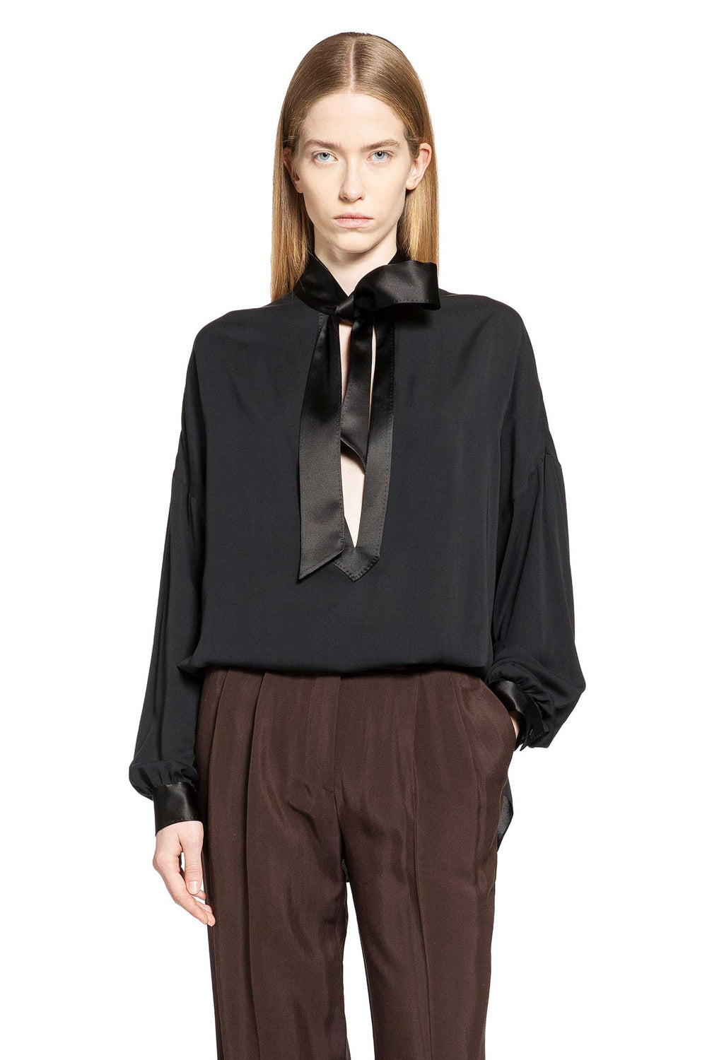 TOM FORD Tuxedo Detailed Tunic Shirt woman