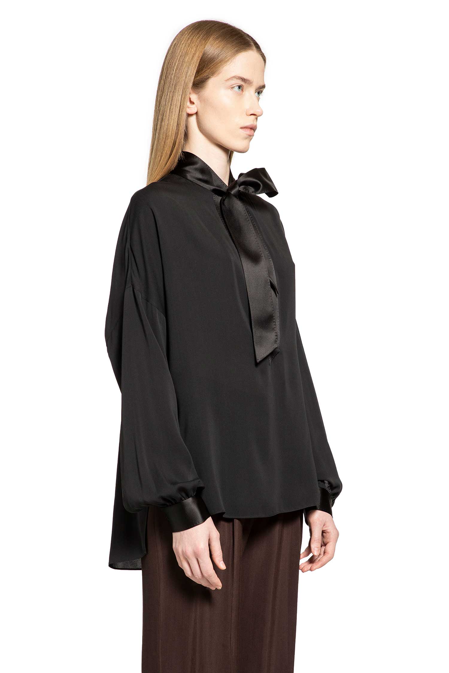 Tuxedo Detailed Tunic Shirt