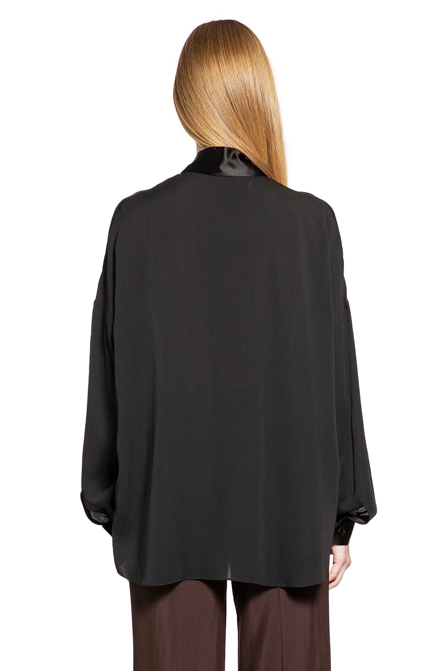 Tuxedo Detailed Tunic Shirt