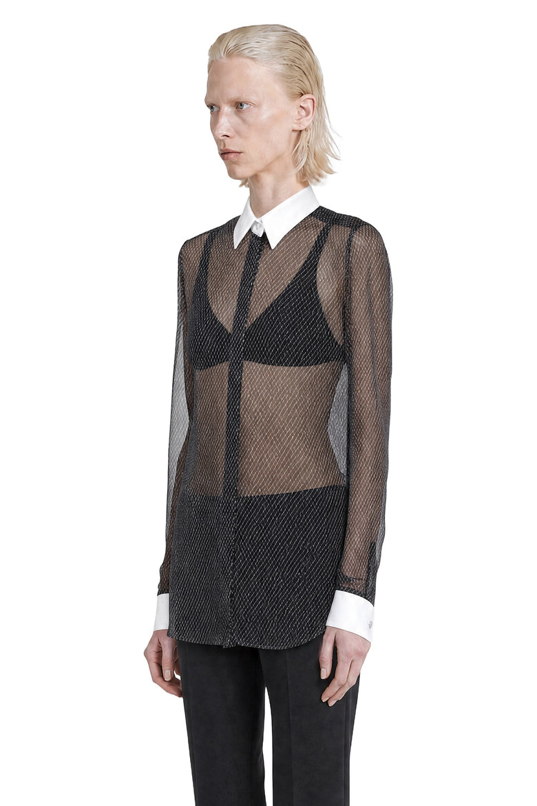 TOM FORD Printed Losange Silk Chiffon Skirt woman