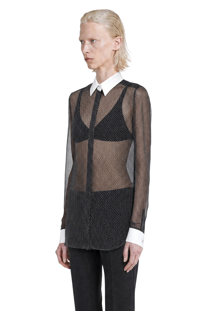 TOM FORD Printed Losange Silk Chiffon Skirt woman