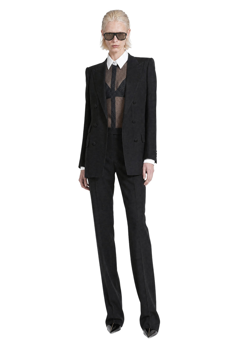 TOM FORD Printed Losange Silk Chiffon Skirt woman