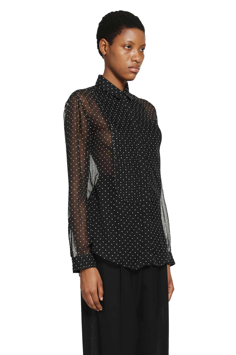
              TOM FORD Polka Dot Silk Mulberry Shirt woman
            