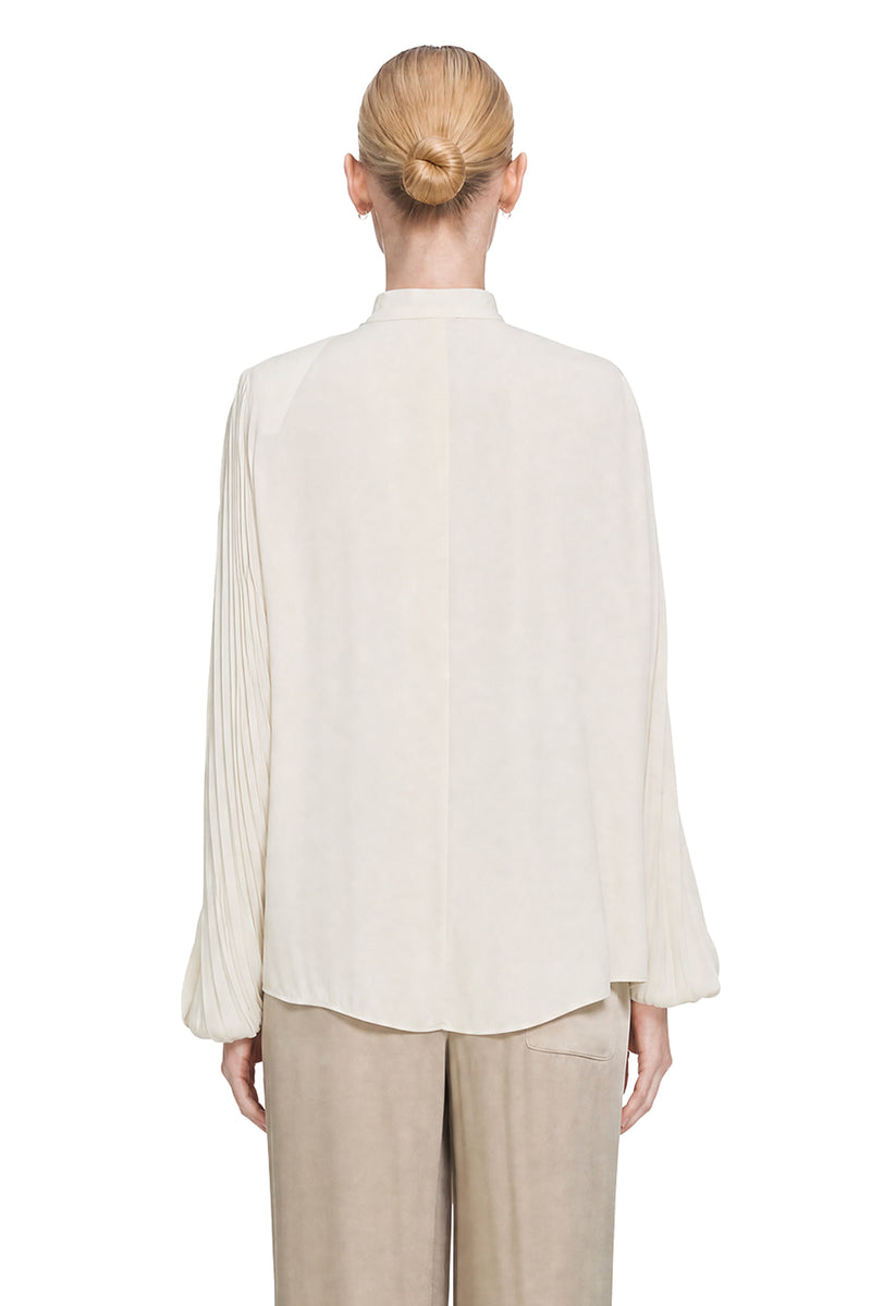 TOM FORD Pleated Viscose Crepe de Chine Shirt woman