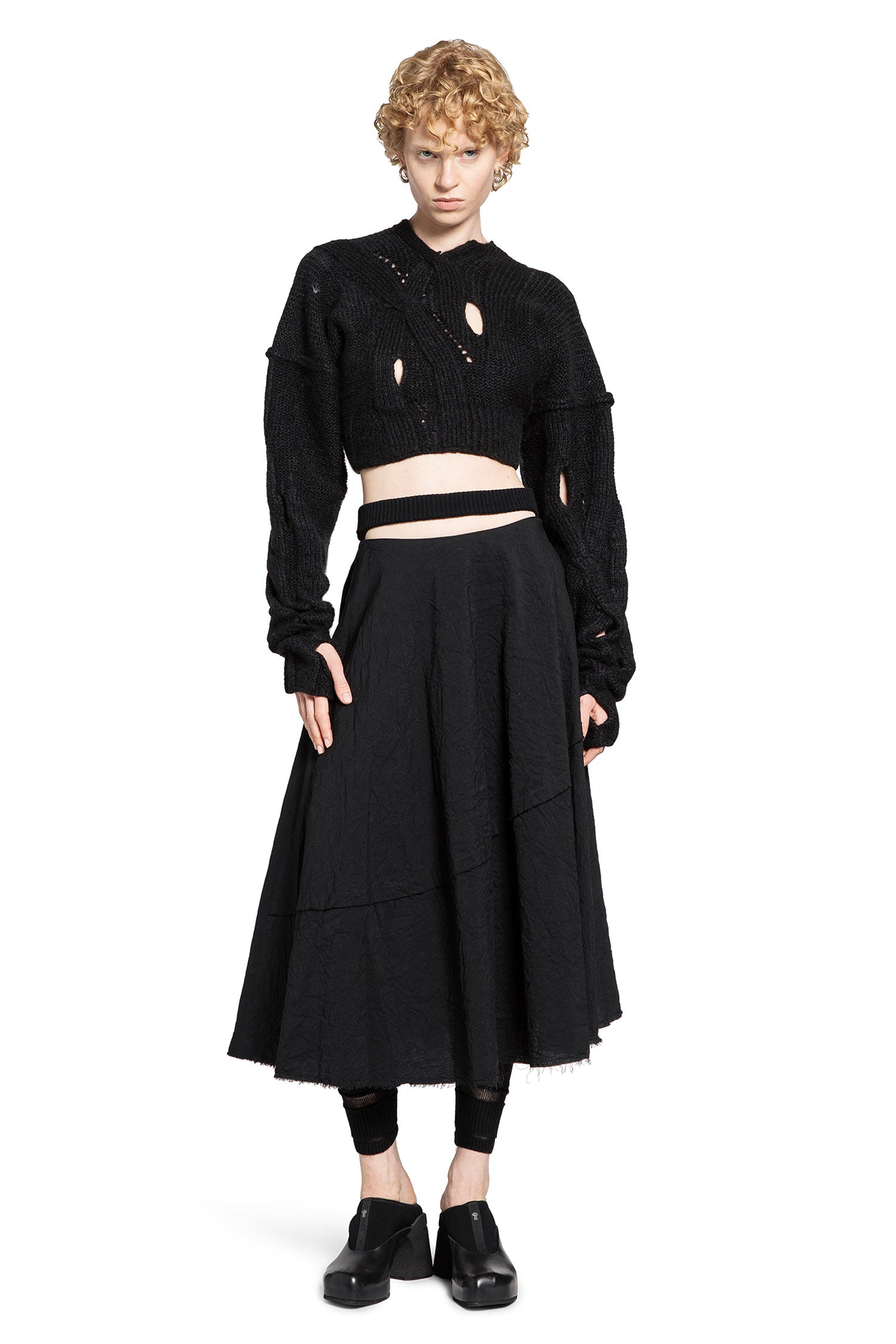 Cables Crop Top