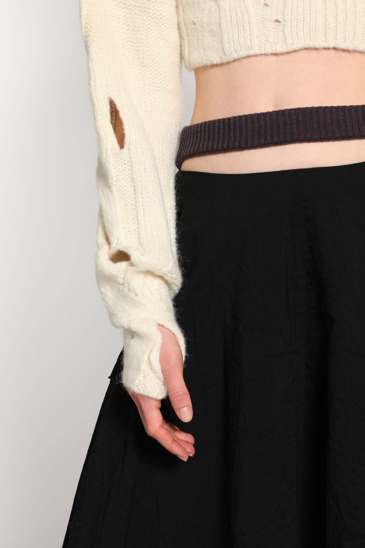 Cables Crop Top