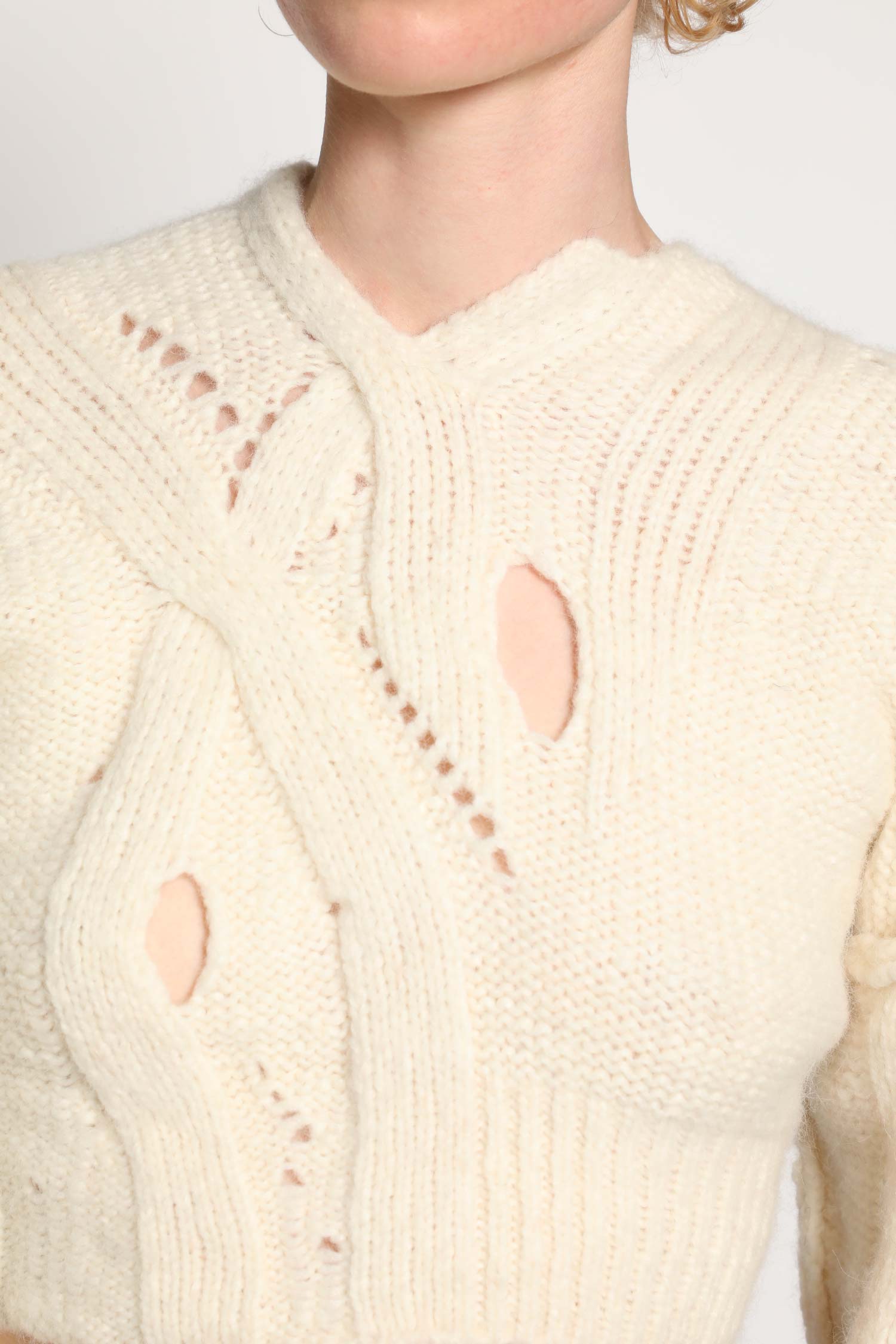 Cables Crop Top